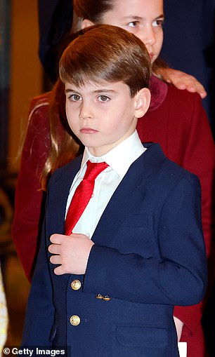 Louis appears composed at the Together At Christmas carol concert in 2024