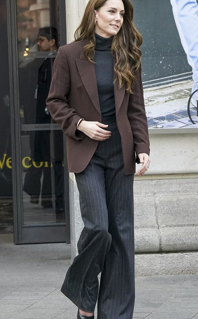 After a harrowing year of illness and uncertainty, Princess Kate (pictured here on February 4) has stepped back on to the stage of public life still stylish, charming and projecting a relatability that is no doubt the envy of fellow family members.