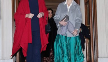 Princess Benedikte of Denmark was the picture of elegance as she stepped out with her daughter Princess Alexandra of Sayn-Wittgenstein-Berleb¿urg in Athens on Thursday