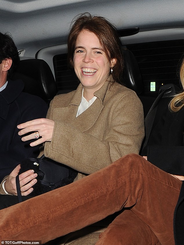 Princess Eugenie was snapped early on Friday morning looking effortlessly chic in smart casual attire
