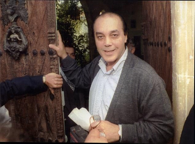 Doctors at privately run Kolan British hospital confirmed that he died at 22.43 local time on Sunday. Nadir is pictured at his Cyprus home
