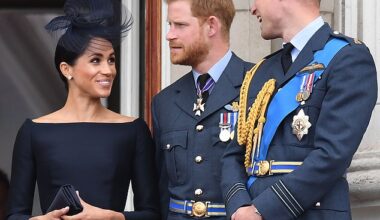Meghan Markle made 'jokes about Harry having different parents to William' during her time in the royal household, according to a new book. Pictured together in 2018