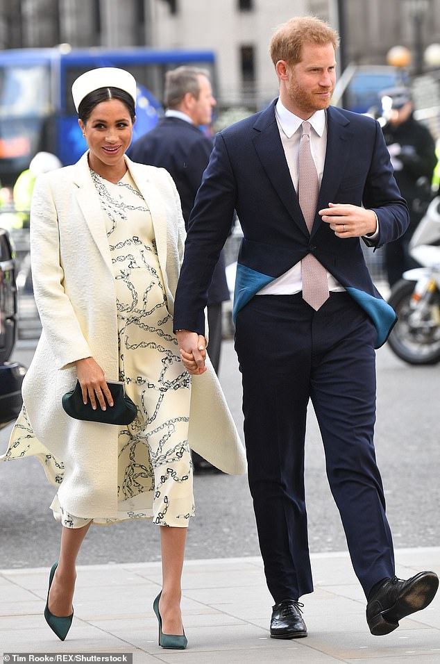 For the Commonwealth Day service in 2019, Meghan sported a Victoria Beckham coat worth £1,109