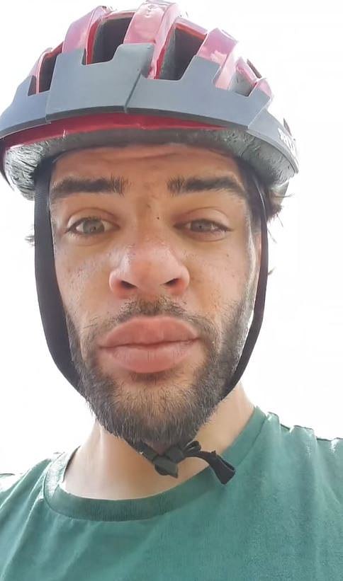 He was in the Nordic country on a charity bike ride for Help the Heroes