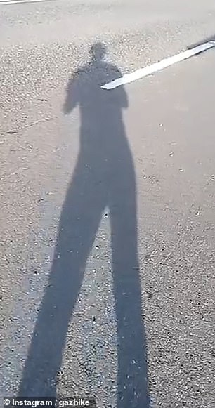 He documented his cycling journey on Instagram , even posting a video update on July 31 - just two days after Holma was axed to death
