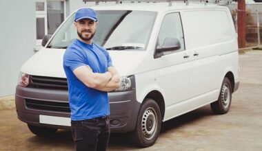 New research has challenged the 'white van man' stereotype - as it is revealed that a third are privately educated or went to grammar school. Stock image used