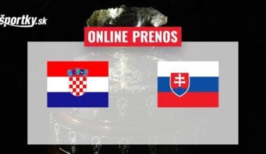 Chorvátsko - Slovensko: Online prenos zo štvorhry 1. kola kvalifikácie Davisovho pohára