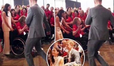 Meghan Markle shares glimpse of Prince Harry showing off his dance moves at Invictus Games