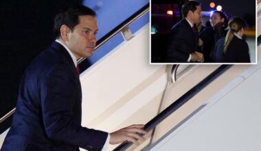 Plane carrying Marco Rubio to Germany returns to DC due to 'mechanical issue'