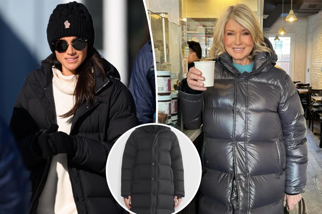 The Aritzia Super Puff coat Meghan Markle and Martha Stewart own is on sale