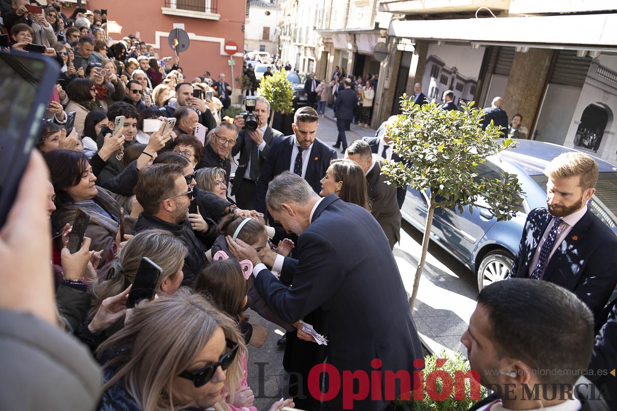 #Fotos Visita de los reyes de España a Caravaca (exposición Rafael Tegeo)