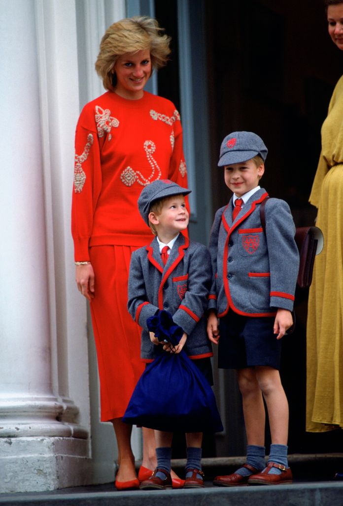 Prince Harry's first day at school