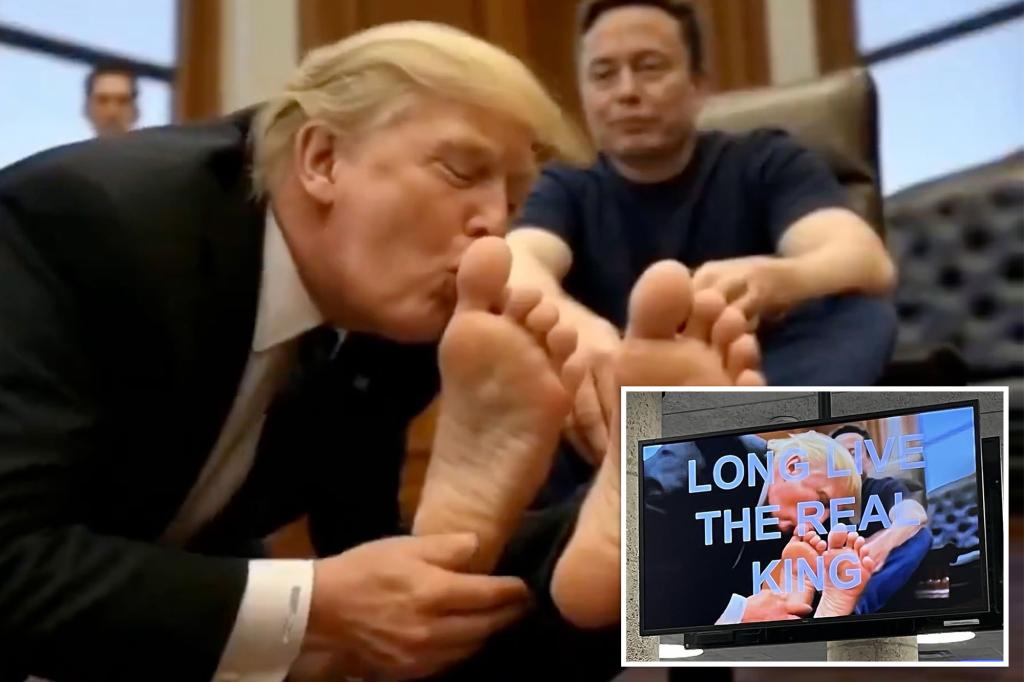 Hacker who played AI video of Trump kissing Musk's feet is ID'd as feds warn of consequences