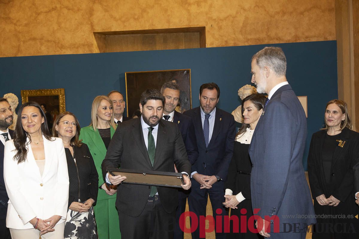#Fotos Visita de los reyes de España a Caravaca (exposición Rafael Tegeo)