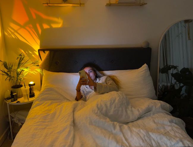 phone before bed