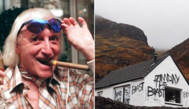 Jimmy Savile's Scottish lair on fire as emergency services rush to scene
