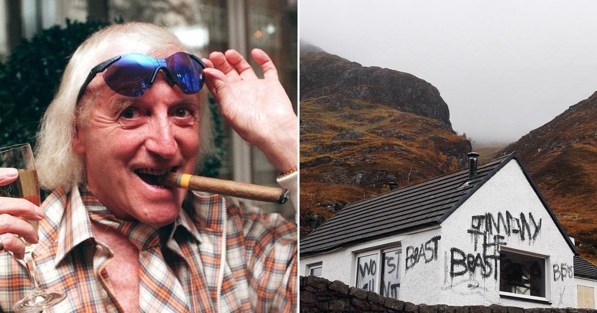 Jimmy Savile's Scottish lair on fire as emergency services rush to scene