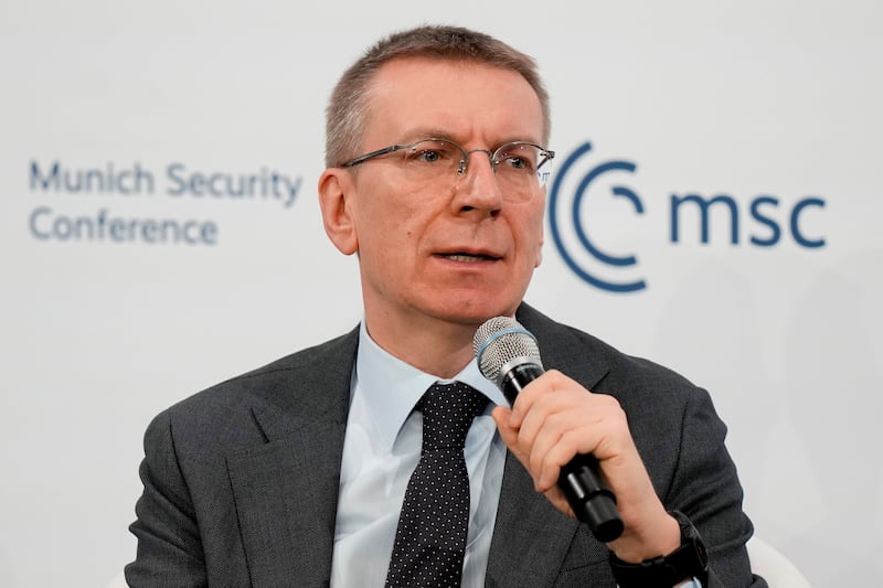 Edgars Rinkevics, the president of Latvia, said Europe needs to make itself ‘interesting to the United States’ (Matthias Schrader/AP)