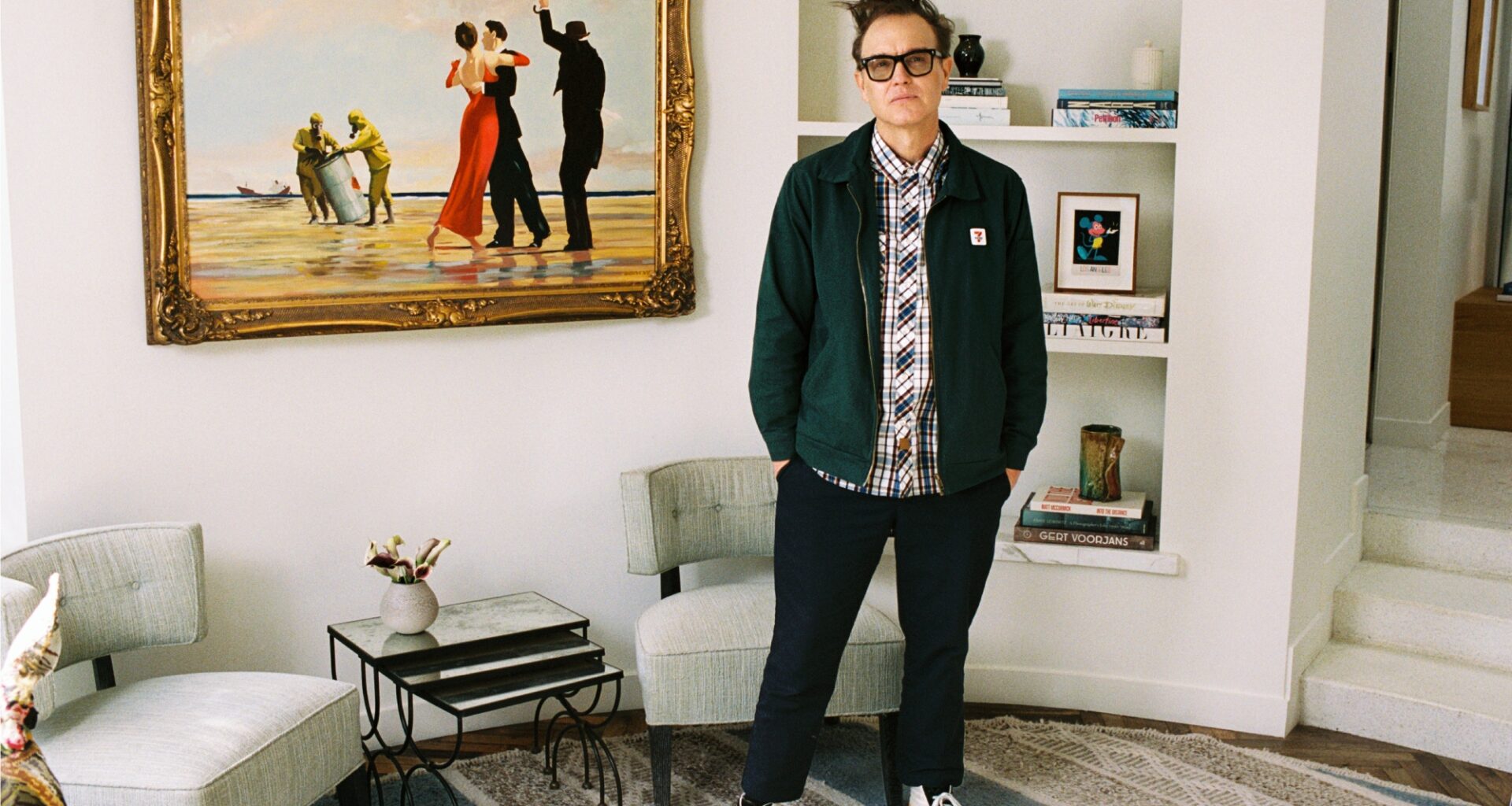 Blink-182's Mark Hoppus to auction Banksy's 'Crude Oil (Vettriano)'