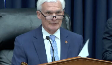 Subcommittee on Energy Chair Bob Latta (R-Ohio) gives comments at the start of the panel's hearing Feb. 5.