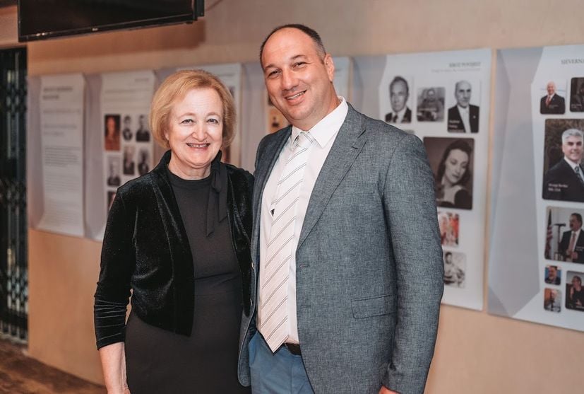 Branka Bezić Filipović i Milan Trbović u Lusaki