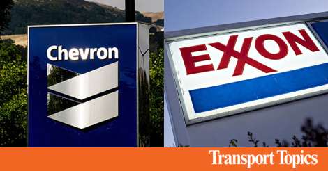 Exxon, Chevron Succumb to Oil-Refining Slump as Tariffs Loom