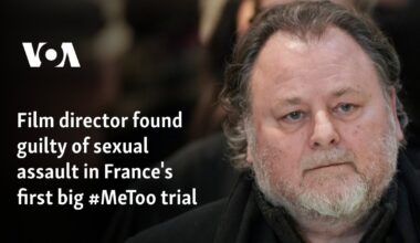 Film director found guilty of sexual assault in France's first big #MeToo trial 