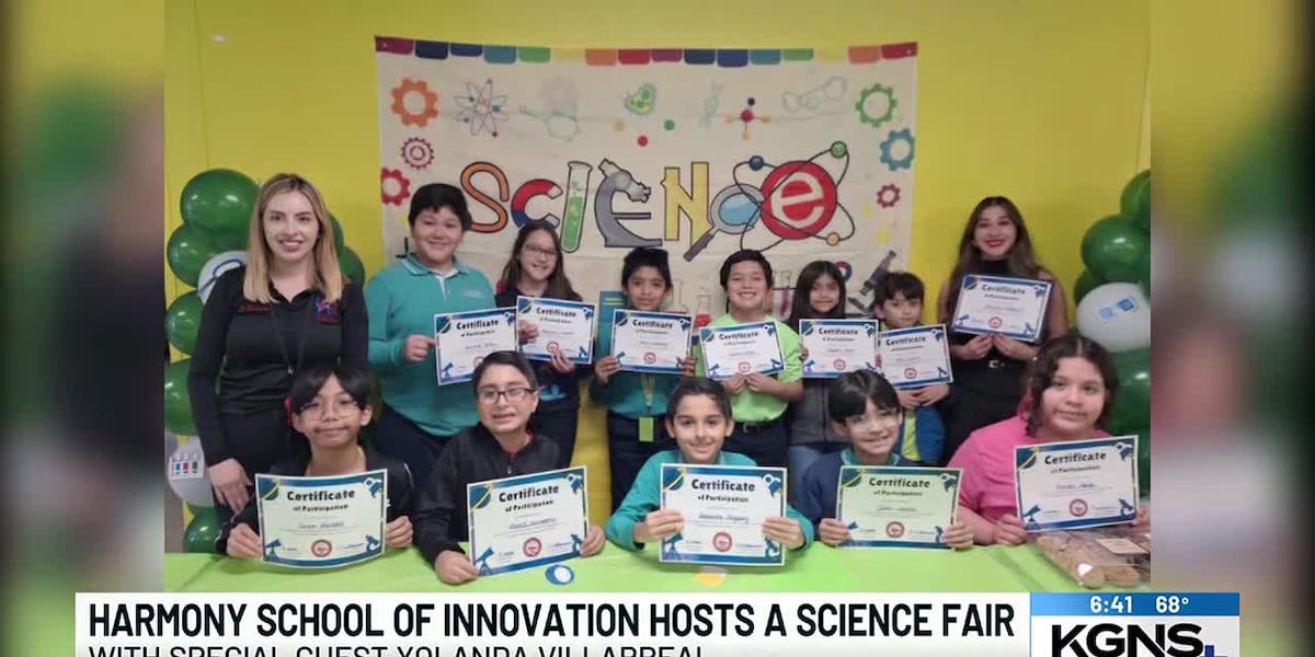 KGNS special guest judge highlights student innovation at Harmony’s Science Fair
