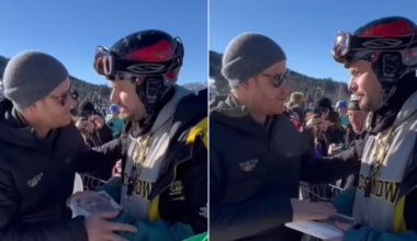 Awkward moment caught on camera as Prince Harry refuses to sign copy of Spare