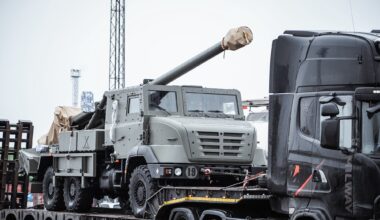 Estonia receiving its first batch of six Caesar self-propelled howitzers