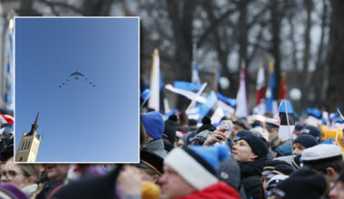 Estonian Independence Day Marked With B-52, F-35, and F/A-18 Flypast