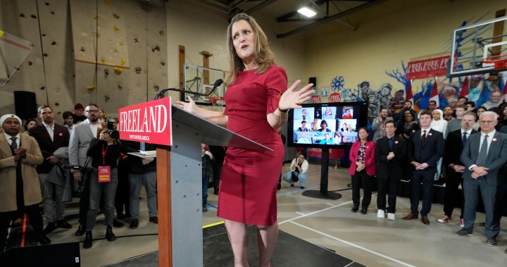 ‘Should I just laugh?’: Energy experts question Freeland’s pledge to push LNG - National