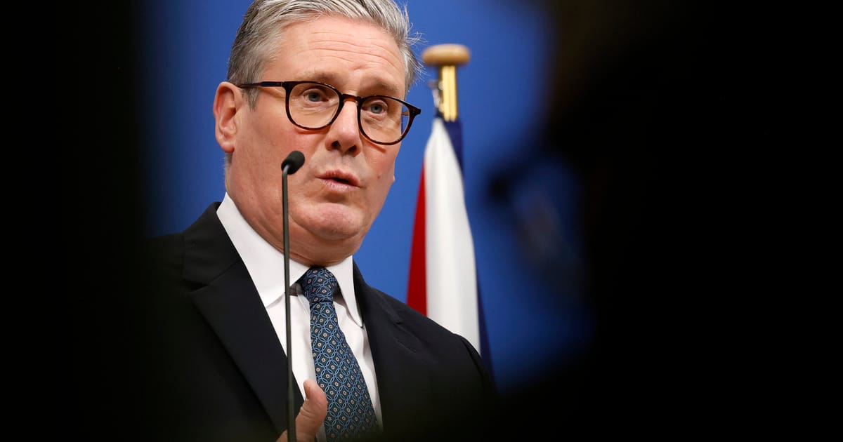 Keir Starmer tells EU countries to ‘step up’ for Ukraine – POLITICO