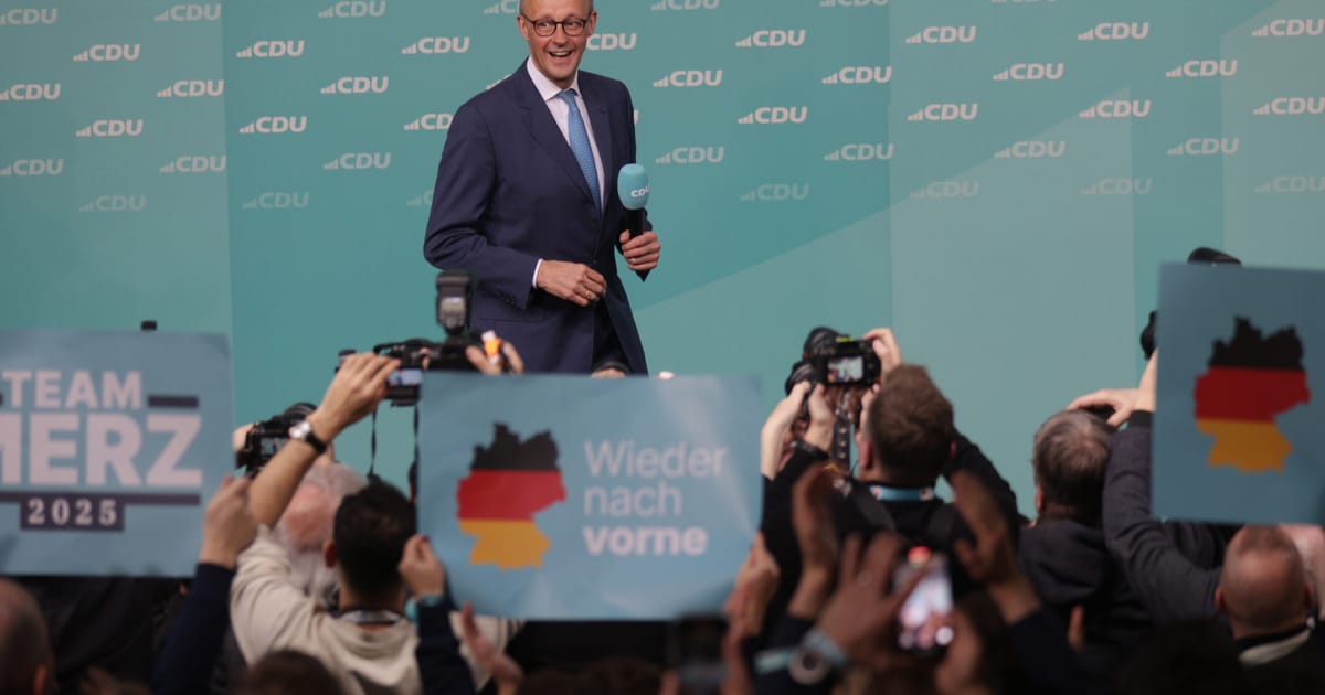 Friedrich Merz on track to be Europe's most powerful leader as America turns its back – POLITICO