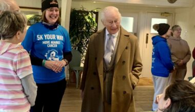 King Charles pulls up to local U.K. parkrun