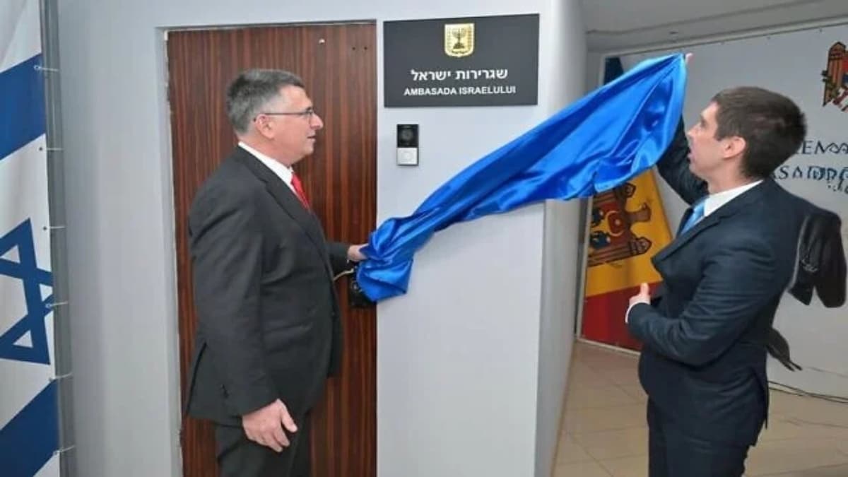 After over 30 years of diplomatic ties, Israel opens its first-ever embassy in Moldova – Firstpost