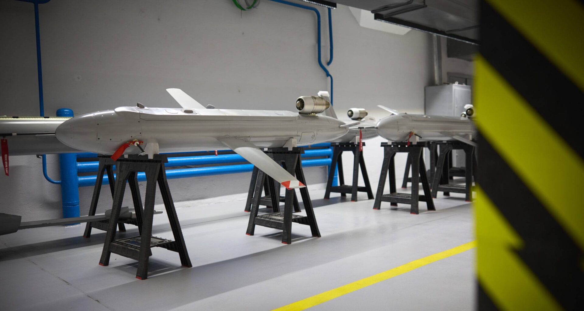 President Zelensky demonstrated a batch of Peklo missile-drones to NATO representative
