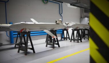 President Zelensky demonstrated a batch of Peklo missile-drones to NATO representative