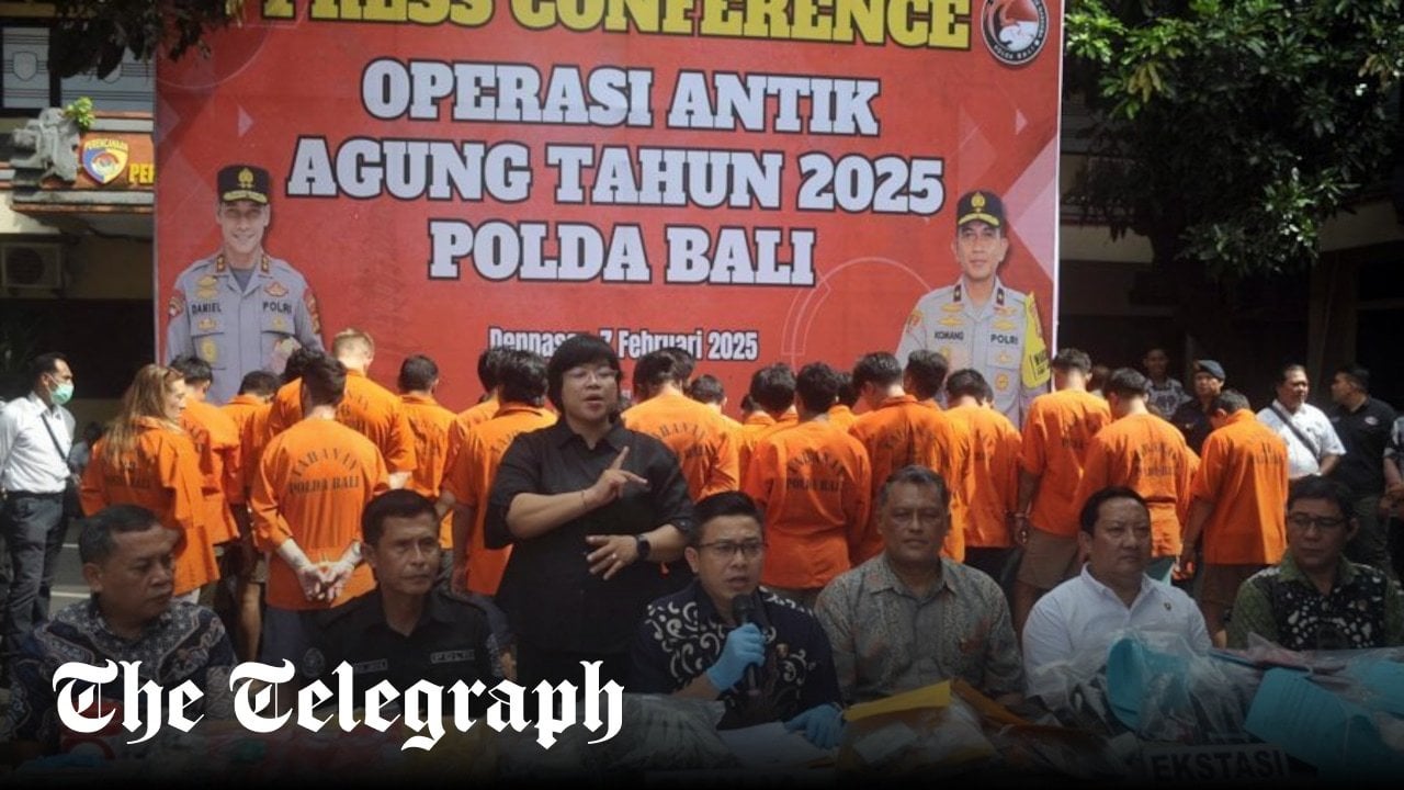 Three Britons detained ‘for smuggling kilo of cocaine into Bali’