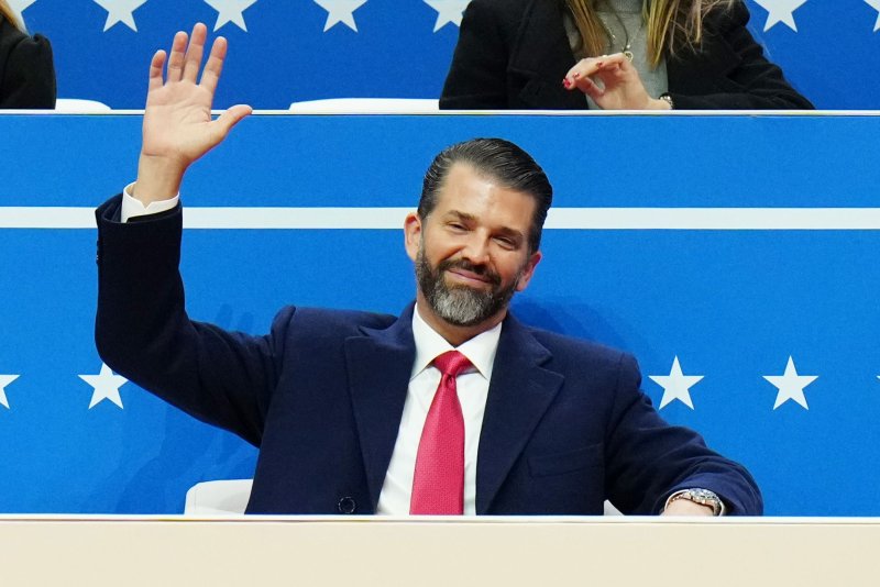 An Italian lawmaker has filed a legal complaint against President Donald Trump's oldest son, Don Jr., for killing a protected duck. Photo by Ken Cedeno/UPI