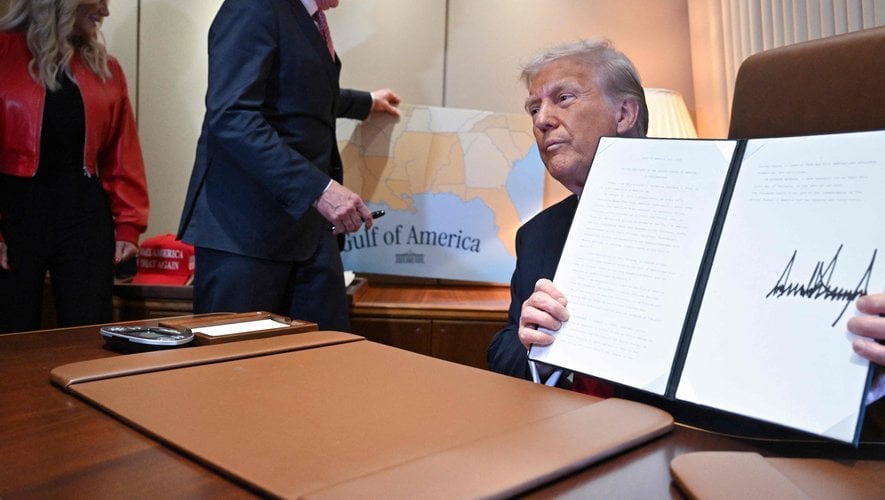 Donald Trump : le président américain signe un nouveau décret proclamant le 9 février comme "jour du Golfe d’Amérique"