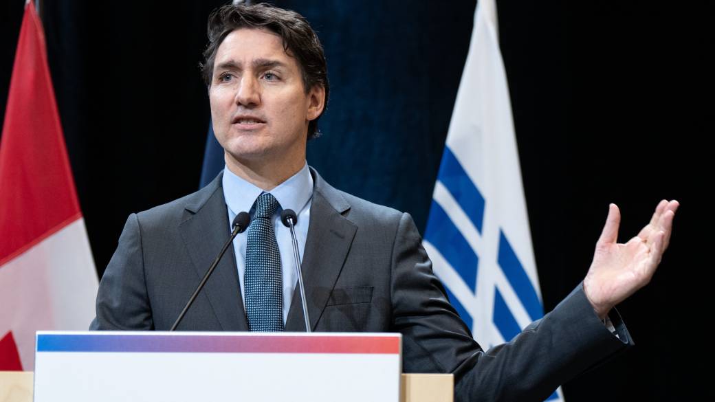 Click to play video: 'Canada on ‘clear path’ to reach NATO’s 2% target: Trudeau'