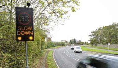 Motorist caught speeding at 100mph on 30mph road in Northern Ireland – The Irish News