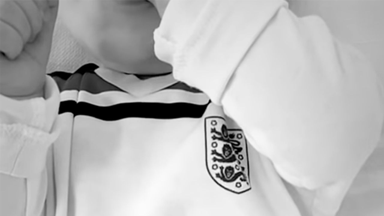 ‘Throwback to baby Augie’: Princess Eugenie shares a rare video of her eldest son August wearing an England football onesie