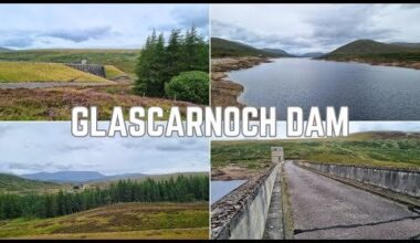 Exploring the beautiful Highlands of Scotland on the North Coast 500 route - Glascarnoch Dam and Loch. Incredible views!