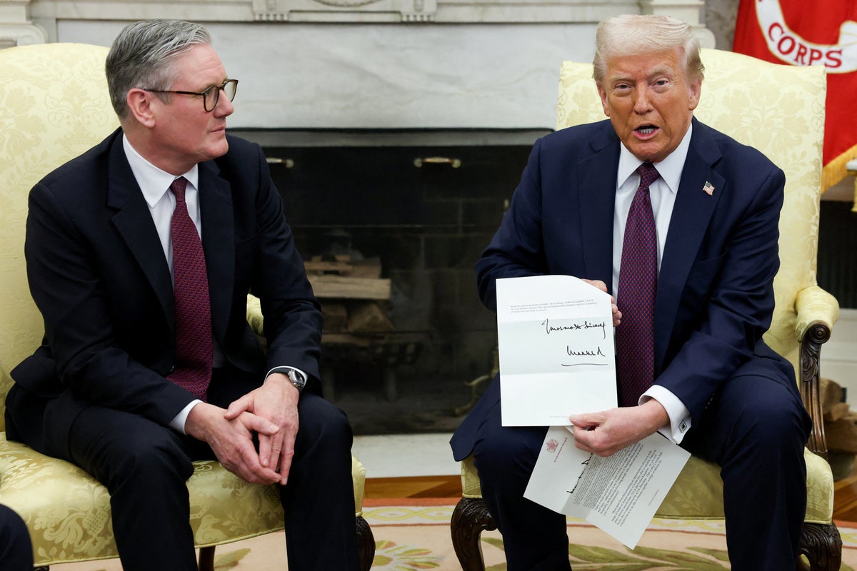 Starmer-Trump live: NHS ‘not on table’ in trade talks insists Streeting after president hints at ‘great’ deal