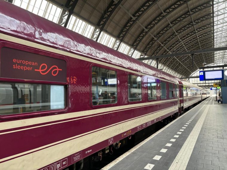 The train is made up of an assortment of different carriages (Photo: European Sleeper)