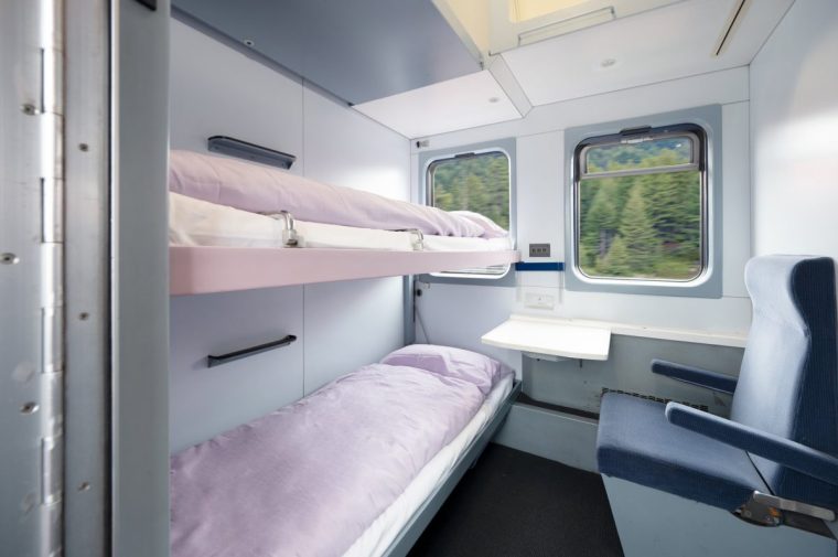 A sleeper cabin on board the train (Photo: European Sleeper)