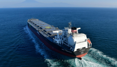 NYK bids welcome to new LNG dual-fuel Capesize bulker