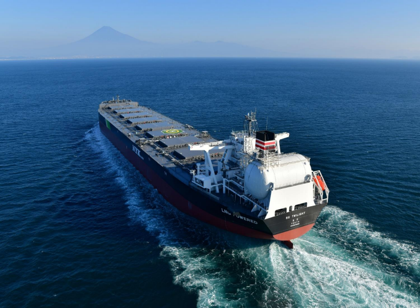 NYK bids welcome to new LNG dual-fuel Capesize bulker
